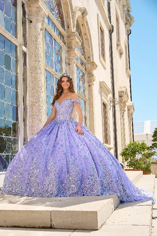 Off Shoulder Fringe Quinceanera Dress by Amarra 54220 Tunics Winter warm