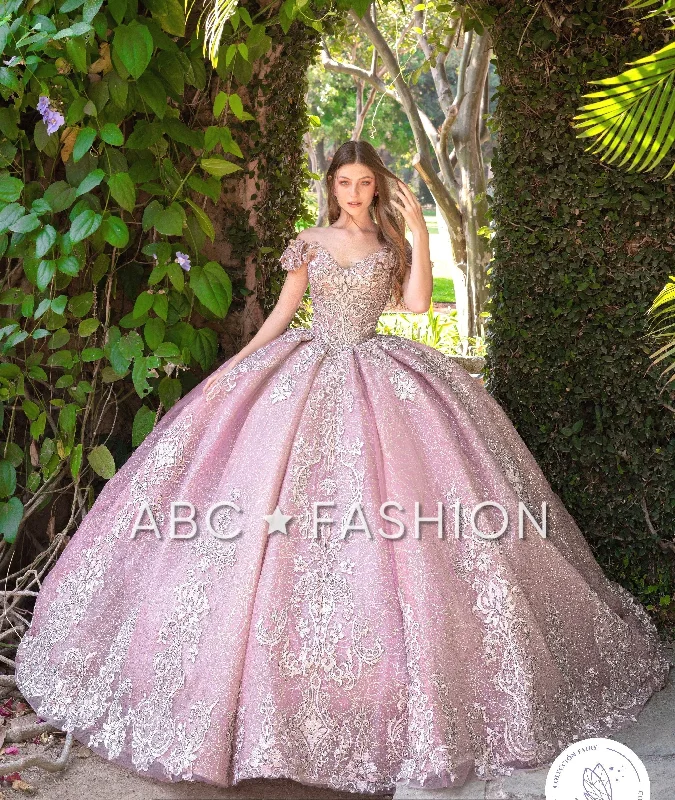 Off Shoulder Quinceanera Dress by Ragazza DV89-589 Tunics Travel practical