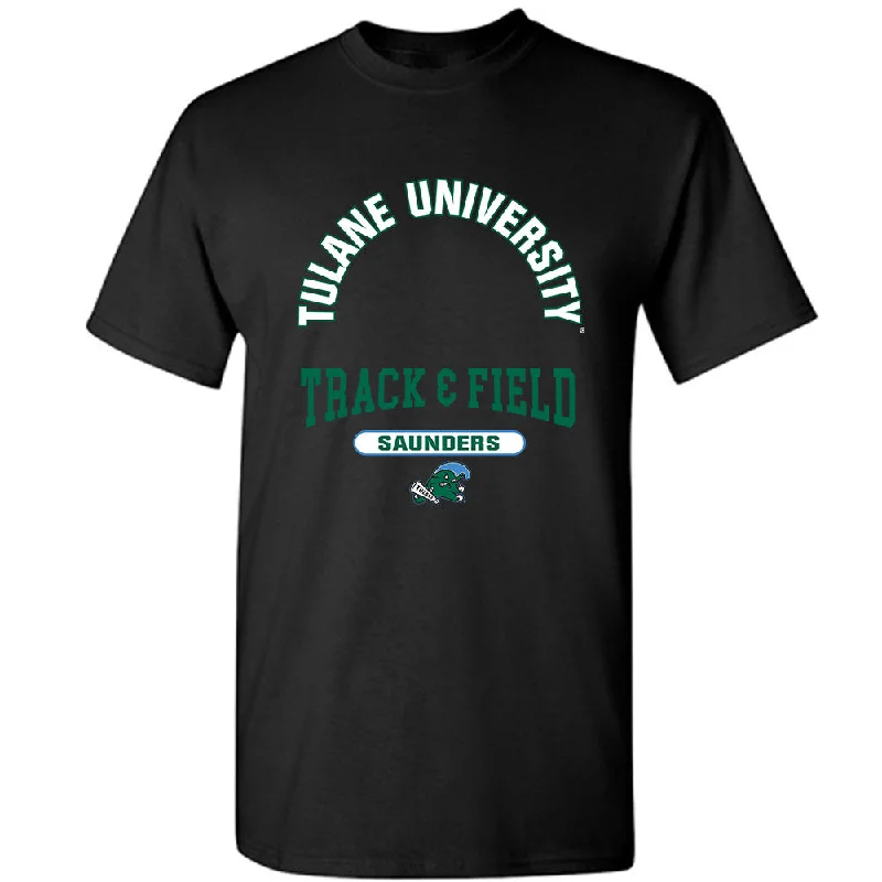 Tulane - NCAA Women's Track & Field : Ali Saunders - Classic Fashion Shersey T-Shirt-- Seamless Knitted Crochet