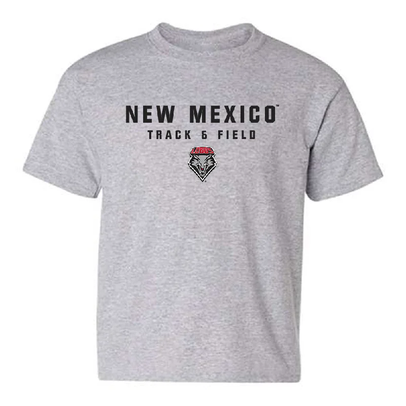 New Mexico - NCAA Women's Track & Field : Zennia Gonzalez - Classic Shersey Youth T-Shirt-- Rayon Velvet Corduroy