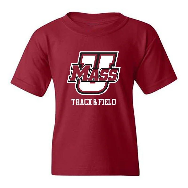 UMass - NCAA Women's Track & Field : Leila Metres - Classic Fashion Shersey Youth T-Shirt-- Houndstooth Herringbone Solid
