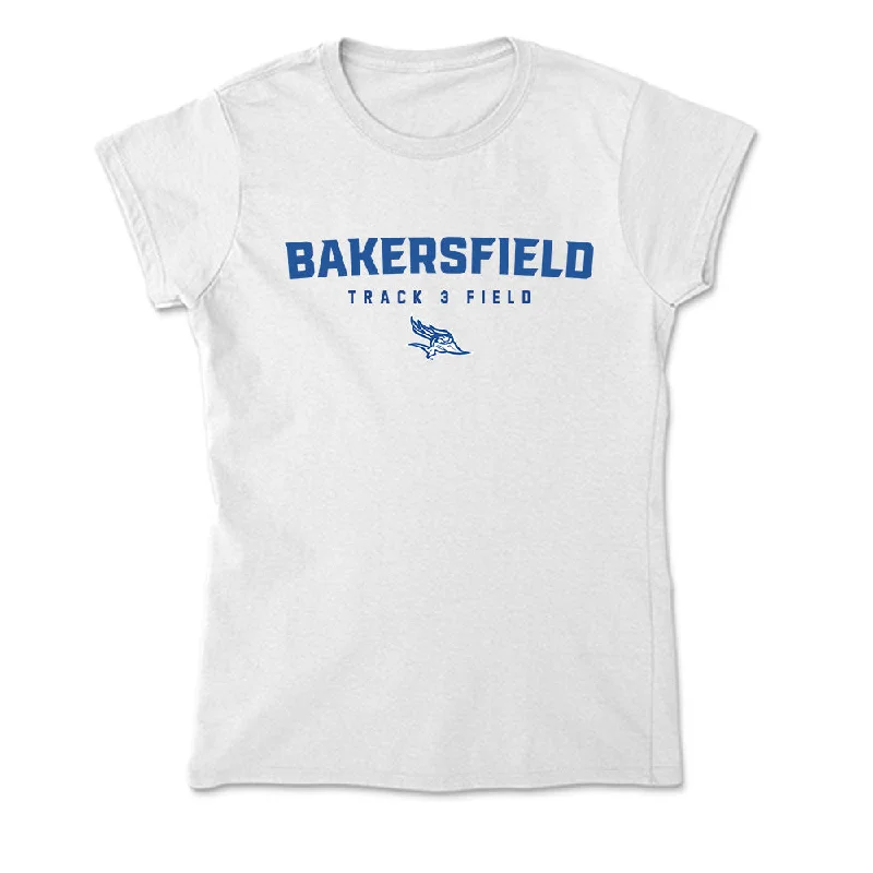 CSU Bakersfield - NCAA Women's Track & Field : Skye Odom - Soft Style Women’s T-Shirt-- Graphic Embroidered Appliqued