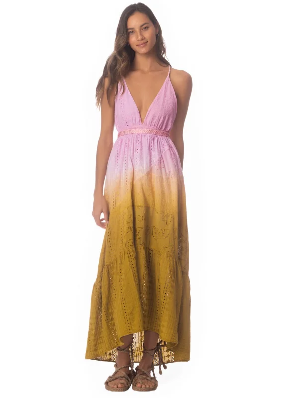 Maaji Rose Garden Patchwork Nadina Long Dress Tunics Winter warm