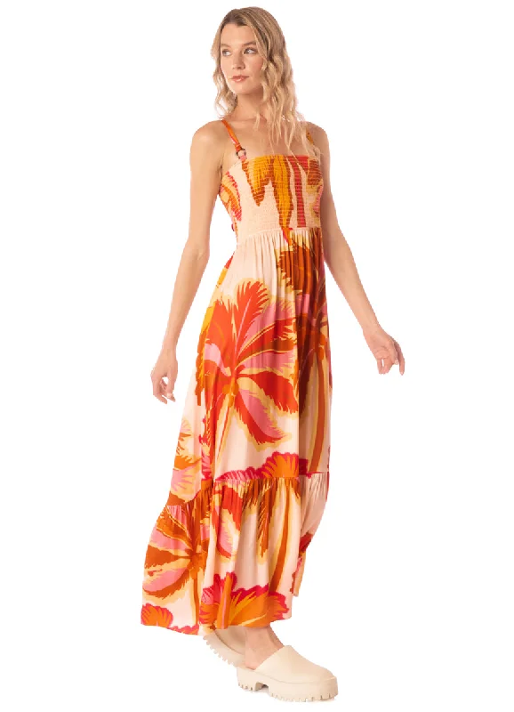 Maaji Jungle Palm Lavinia  Long Dress Tunics Hiking breathable