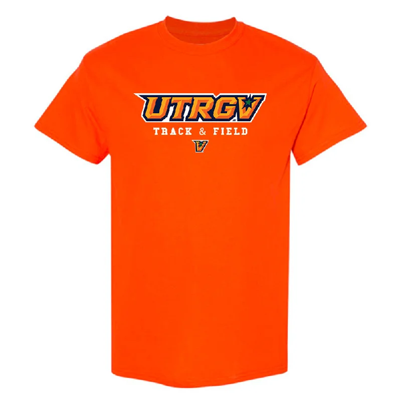 UTRGV - NCAA Women's Track & Field : Ashley Lingueno - Classic Shersey T-Shirt-- Chenille Blend Fleece Blend Nylon Blend