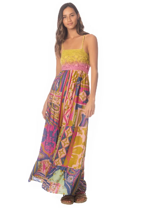 Maaji Hankie Kairo Long Dress Tunics Formal black