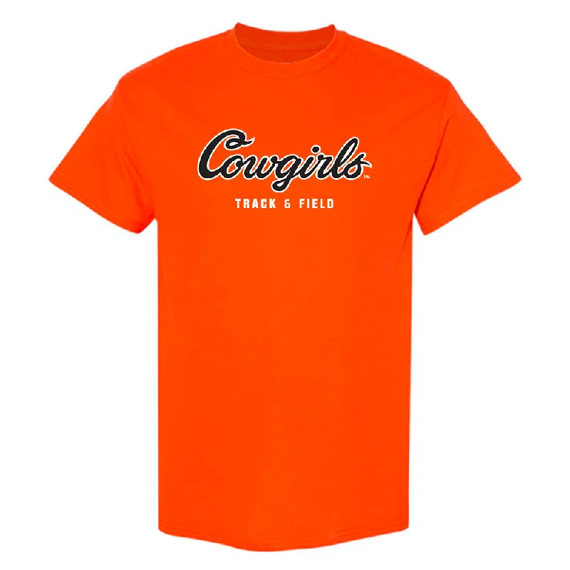 Oklahoma State - NCAA Women's Track & Field : Emma Robbins - Classic Shersey T-Shirt-- Anti-Pilling Machine Wash Handmade