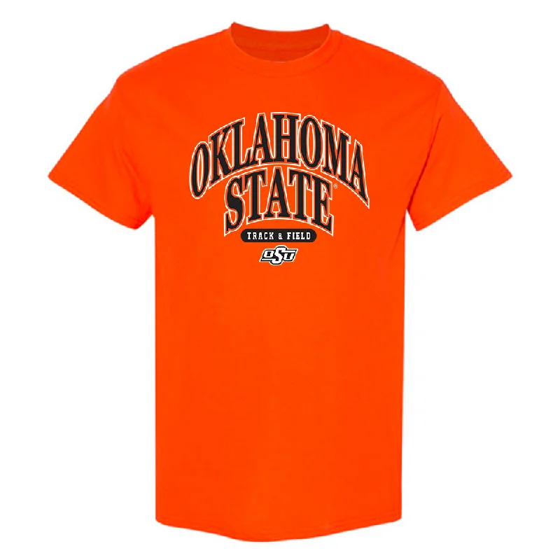 Oklahoma State - NCAA Women's Track & Field : Emma Robbins - Classic Shersey T-Shirt-- Fleece Nylon Spandex