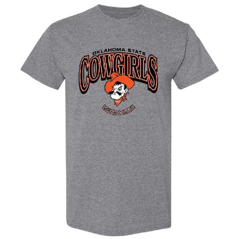 Oklahoma State - NCAA Women's Track & Field : Emma Robbins - Classic Shersey T-Shirt-- Thin T-Shirt Open Front Quick Dry