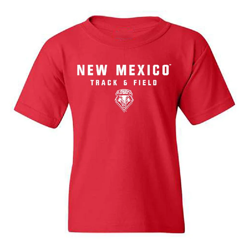 New Mexico - NCAA Women's Track & Field : Alyssa Gregory - Classic Shersey Youth T-Shirt-- Handmade Hand-knitted Hand-woven
