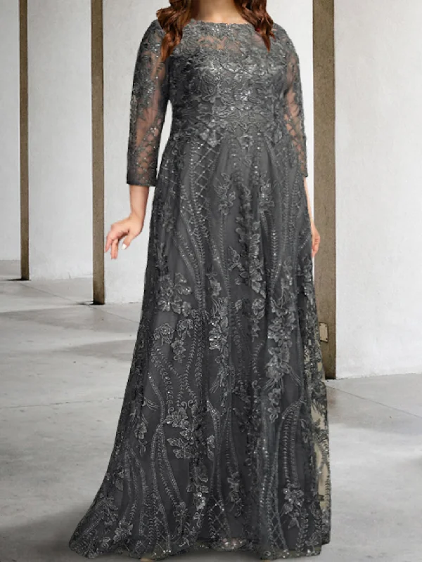 A-Line/Princess Long Sleeves Mother of the Bride Dresses with Applique Tunics Review highly