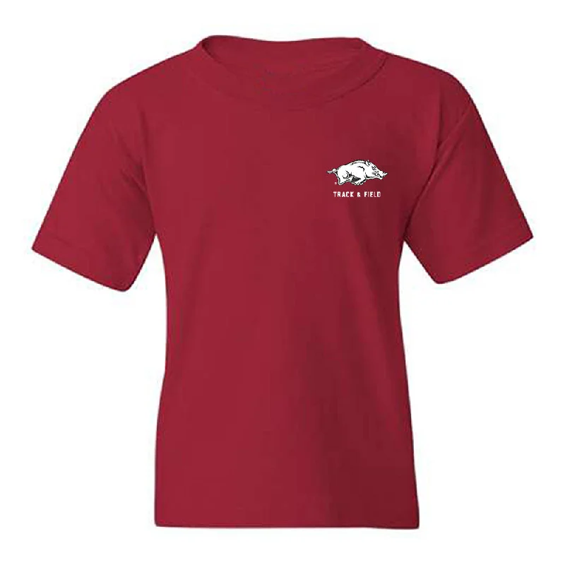 Arkansas - NCAA Women's Track & Field : Morgan Kirkland - Classic Shersey Youth T-Shirt-- Real Fur Shearling Chenille