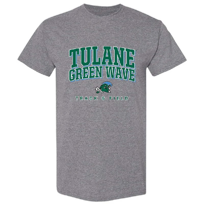 Tulane - NCAA Women's Track & Field : Ali Saunders - Classic Shersey T-Shirt-- Elasticated Padded Insulated