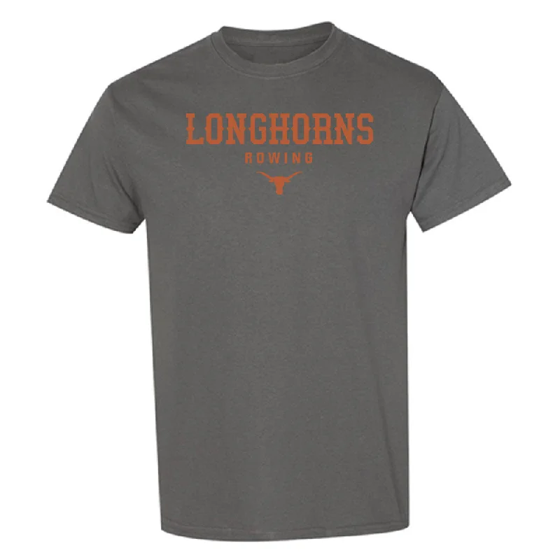 Texas - NCAA Women's Rowing : Grace Edgar - Classic Shersey T-Shirt-- Mesh Blend Leather Blend Suede Blend