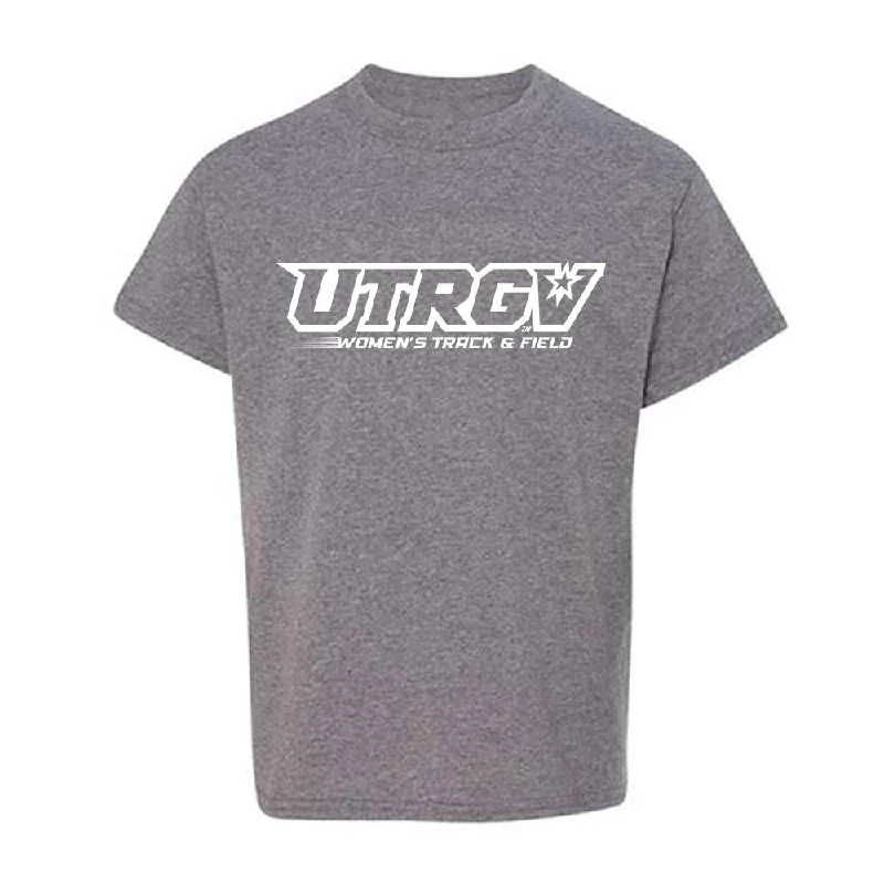 UTRGV - NCAA Women's Track & Field : Ashley Lingueno - Sports Shersey Youth T-Shirt-- Embroidered Appliqued Beaded