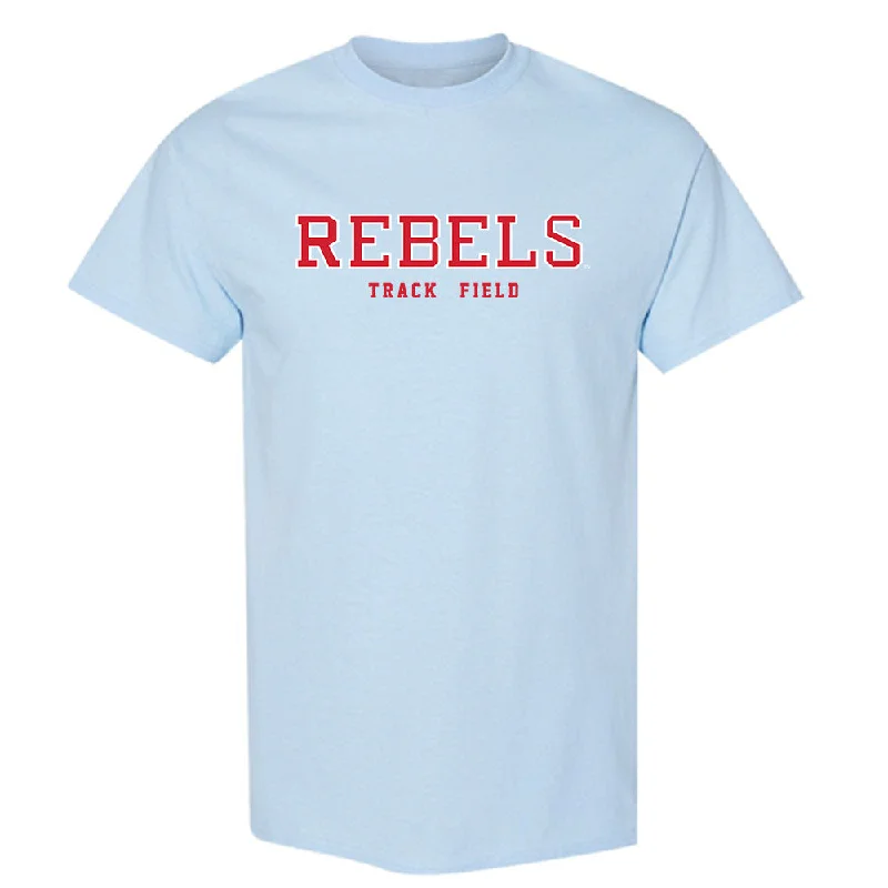 Ole Miss - NCAA Women's Track & Field : Akaomachukwu Odeluga - T-Shirt-- Fitted T-Shirt Seamless Stretchy
