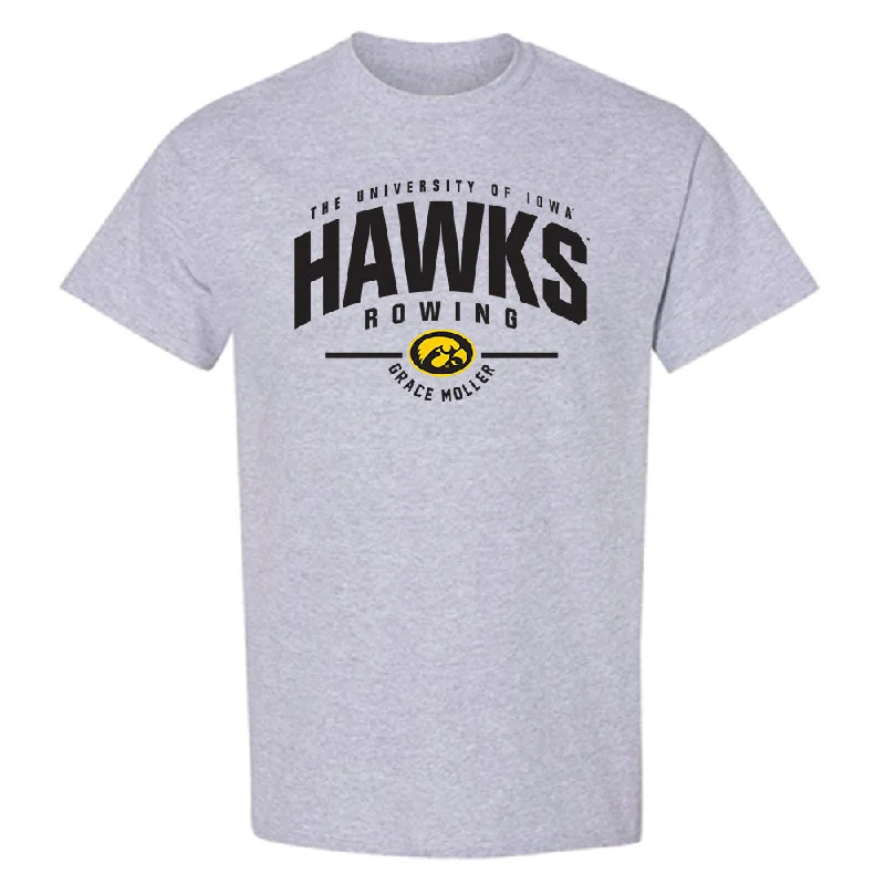 Iowa - NCAA Women's Rowing : Grace Moller - Classic Fashion T-Shirt-- Seamless Knitted Crochet