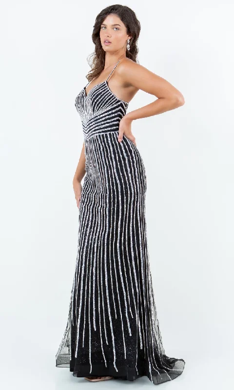 Long Prom Dress: Cinderella Couture 8203J Tunics Corduroy durable