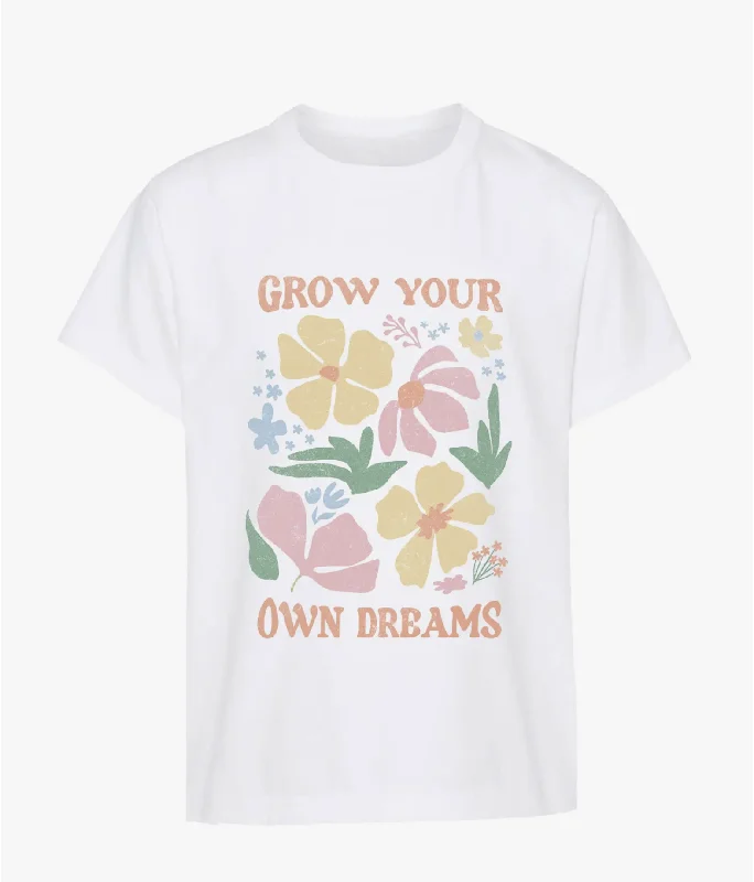 Girls Floral Dreams T-Shirt-- Anti-Shrink Durable Soft