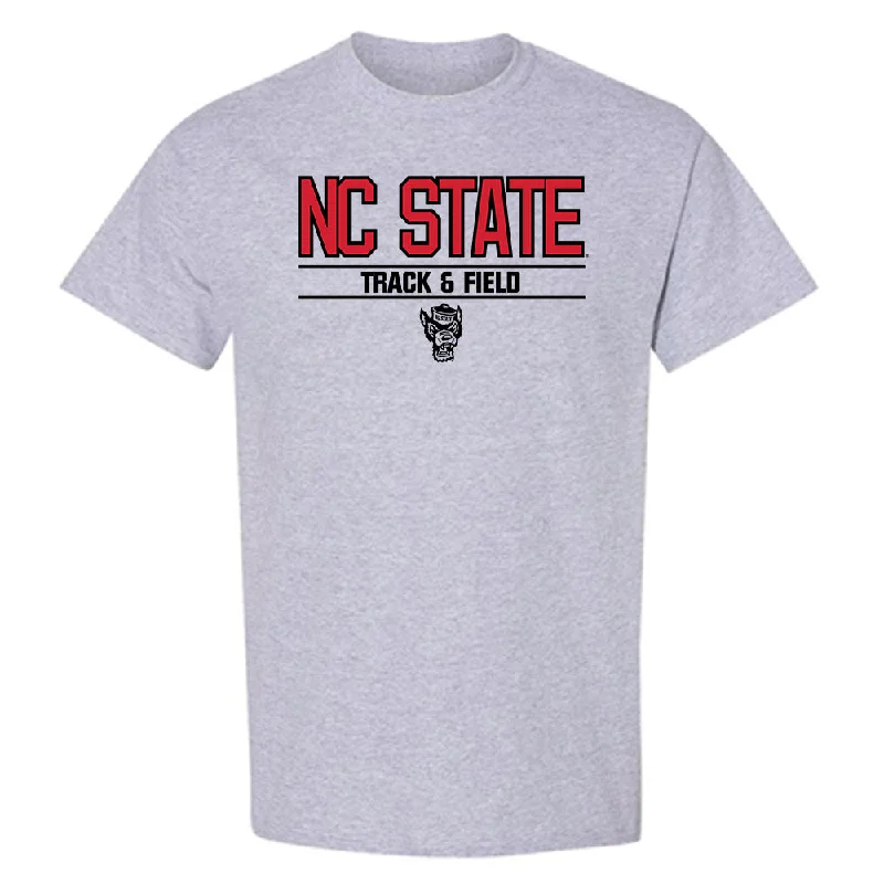 NC State - NCAA Women's Track & Field : Nia Poole - Classic Shersey T-Shirt-- Hooded Caped Shawl Collar