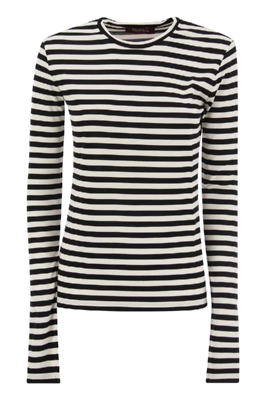 TOP - Viscose jersey slim T-shirt-- Modern Contemporary Chic