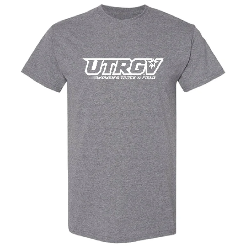 UTRGV - NCAA Women's Track & Field : Ashley Lingueno - Sports Shersey T-Shirt-- Spandex Blend Rayon Blend Denim Blend