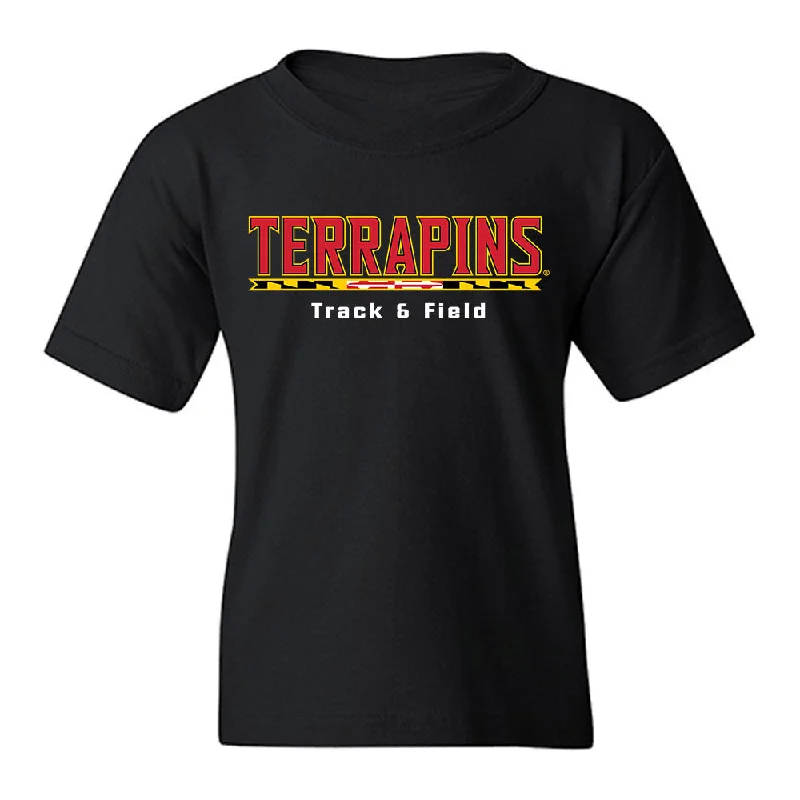 Maryland - NCAA Women's Track & Field : Victoria Teasley - Classic Shersey Youth T-Shirt-- Chenille Fabric Brocade Fabric Lace Fabric
