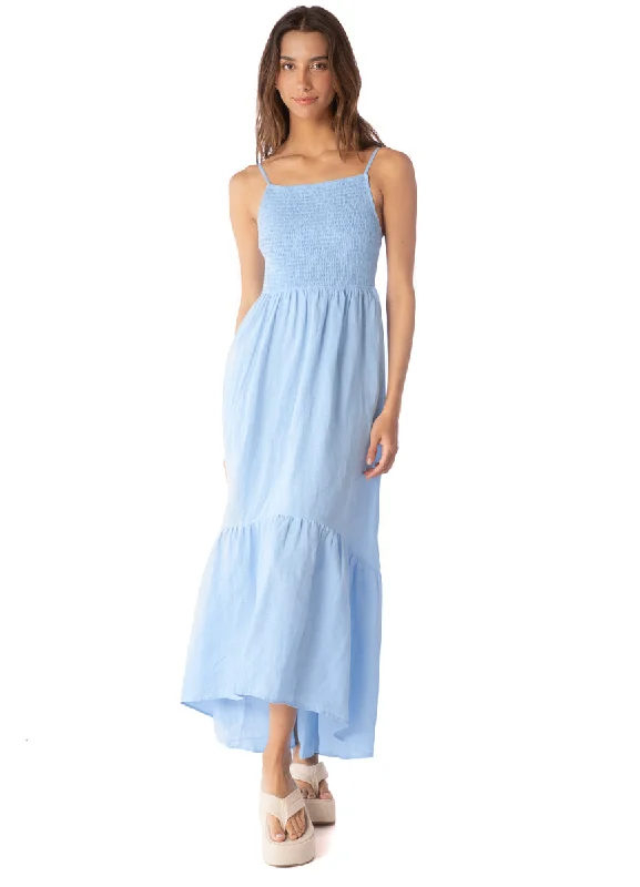 Maaji Stone Blue Isadora Long Dress Tunics Luxurious premium