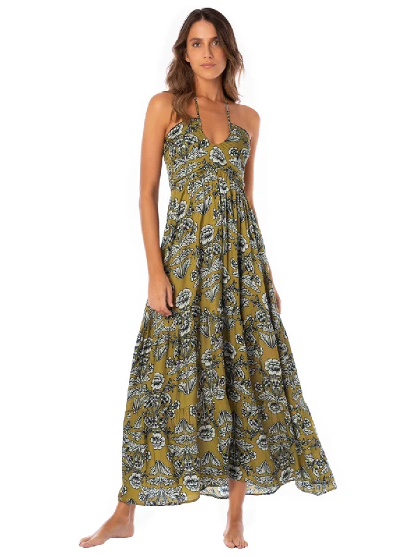 Maaji Ornate Flowering Shelby Long Dress Tunics Bestseller popular