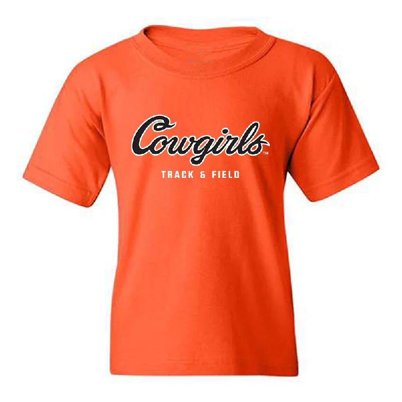 Oklahoma State - NCAA Women's Track & Field : Emma Robbins - Classic Shersey Youth T-Shirt-- Machine Wash Dry Clean Hand Wash