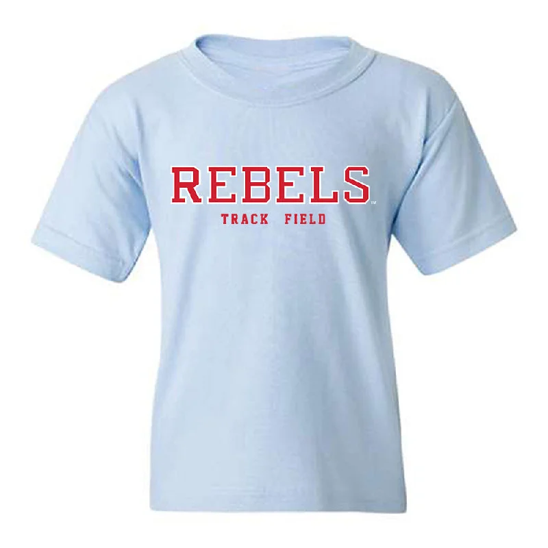 Ole Miss - NCAA Women's Track & Field : Akaomachukwu Odeluga - Youth T-Shirt-- Graphic T-Shirt Round Neck Polyester