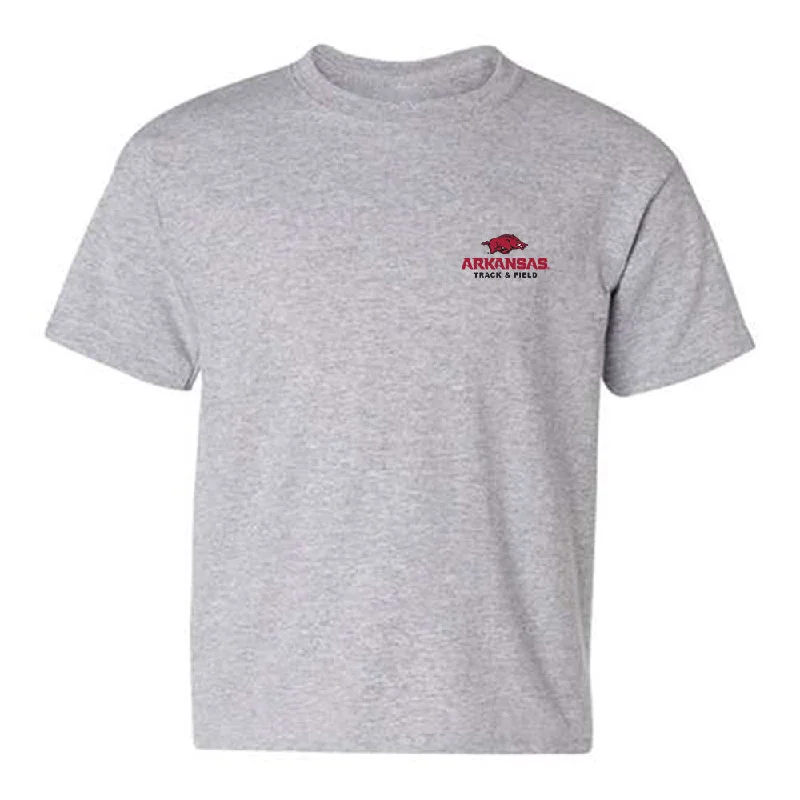 Arkansas - NCAA Women's Track & Field : Morgan Kirkland - Youth T-Shirt-- Rayon Velvet Corduroy