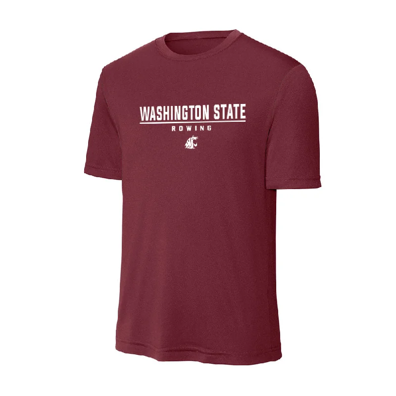 WSU - NCAA Women's Rowing : Sara Torres - Activewear T-Shirt-- Chenille Blend Fleece Blend Nylon Blend