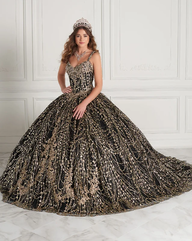 Sweetheart Glitter Quinceanera Dress by Fiesta Gowns 56387 Tunics Corduroy durable