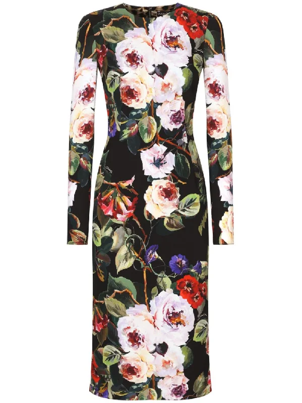 Dolce & Gabbana Women's Dresses Maxi Flowy Bohemian
