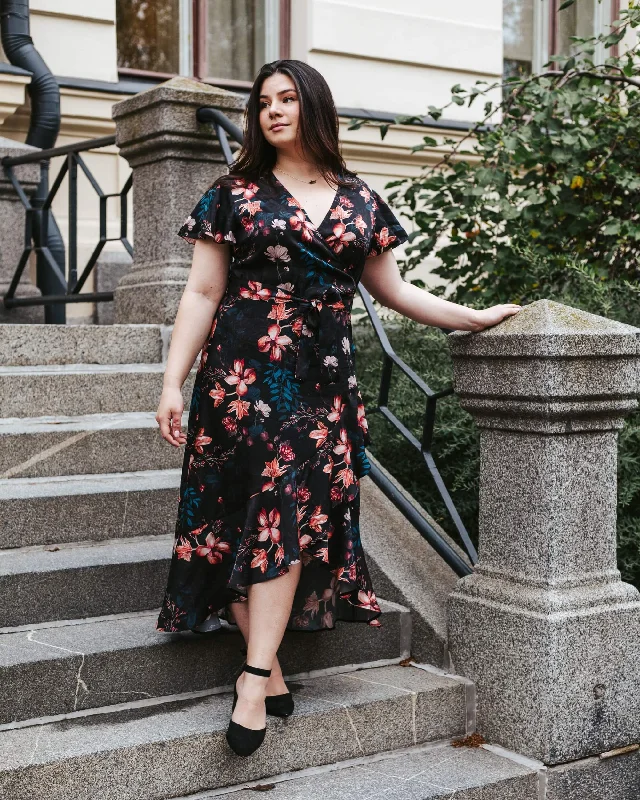 Annika Dress Versailles Dark Blue Tunics Long Elegant