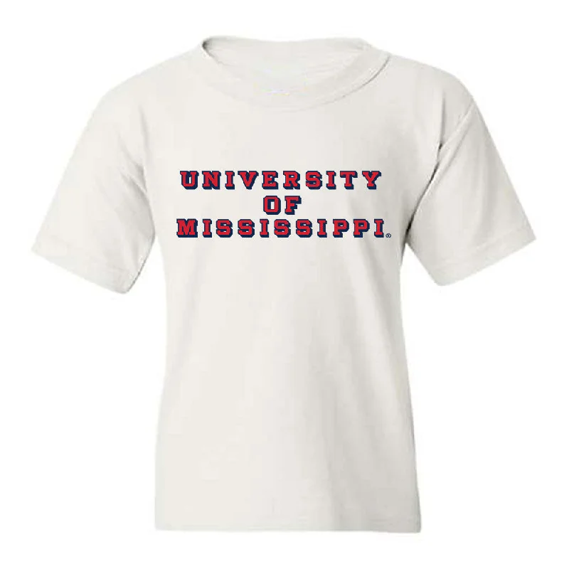 Ole Miss - NCAA Women's Track & Field : Akaomachukwu Odeluga - Youth T-Shirt-- Collared T-Shirt Boat Neck A-Line