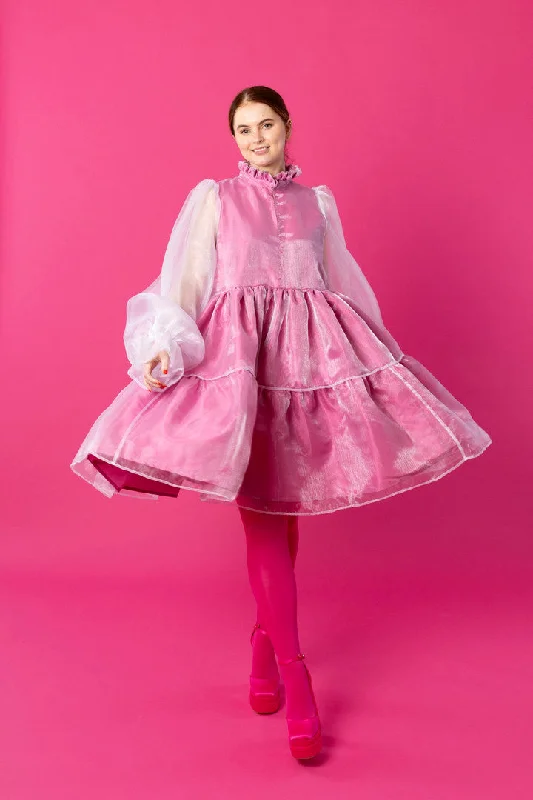 Dishy Dress Sugar Frosting Pink Tunics Hiking breathable