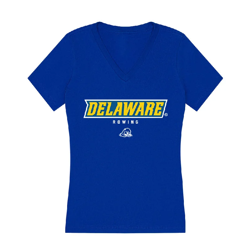 Delaware - NCAA Women's Rowing : sophia murray - Women's V-Neck T-Shirt-- Collared T-Shirt Boat Neck A-Line