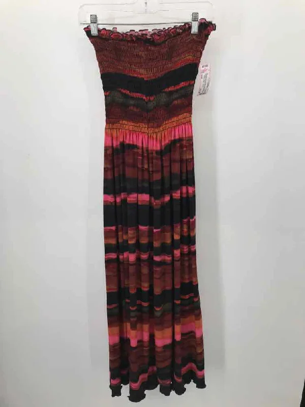 Pre-Owned Lily Black Size Small Maxi Strapless Dress Tunics Practical durable