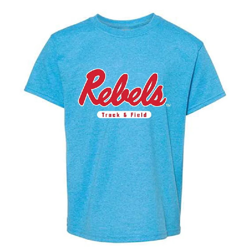 Ole Miss - NCAA Women's Track & Field : Akaomachukwu Odeluga - Youth T-Shirt-- Anti-Pilling Machine Wash Handmade