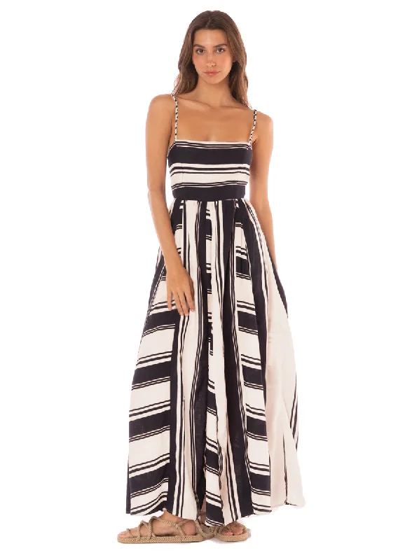 Maaji Boho Stripes Ela Long Dress Tunics Floral girly