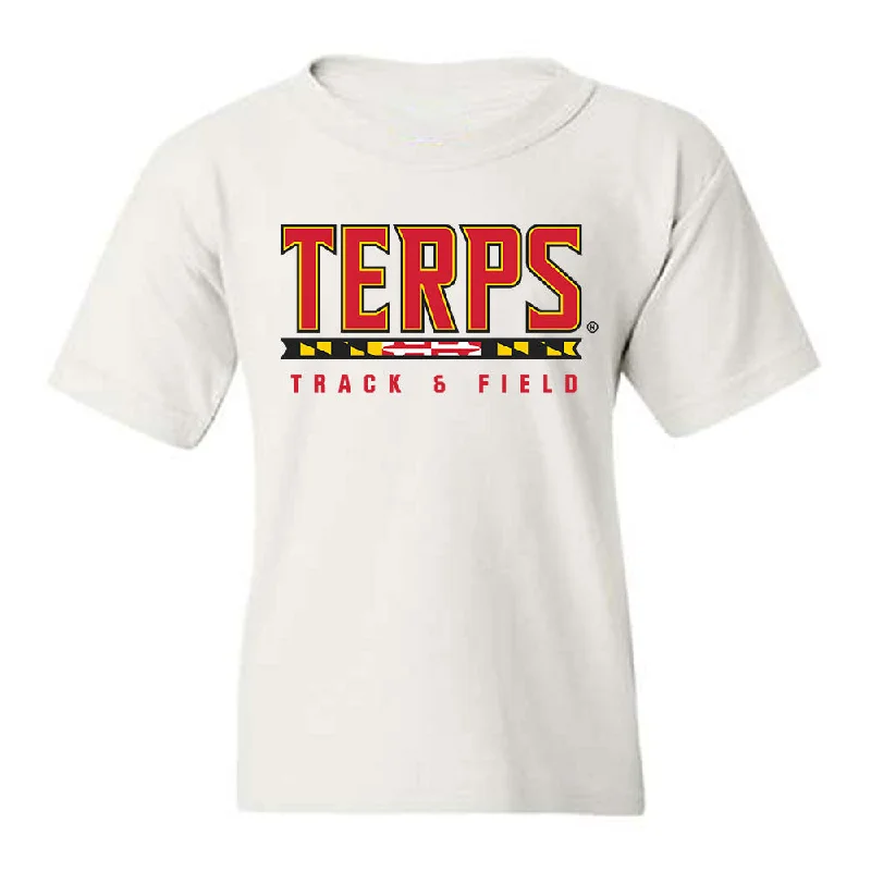 Maryland - NCAA Women's Track & Field : Victoria Teasley - Classic Shersey Youth T-Shirt-- Satin Blend Silk Blend Wool Blend
