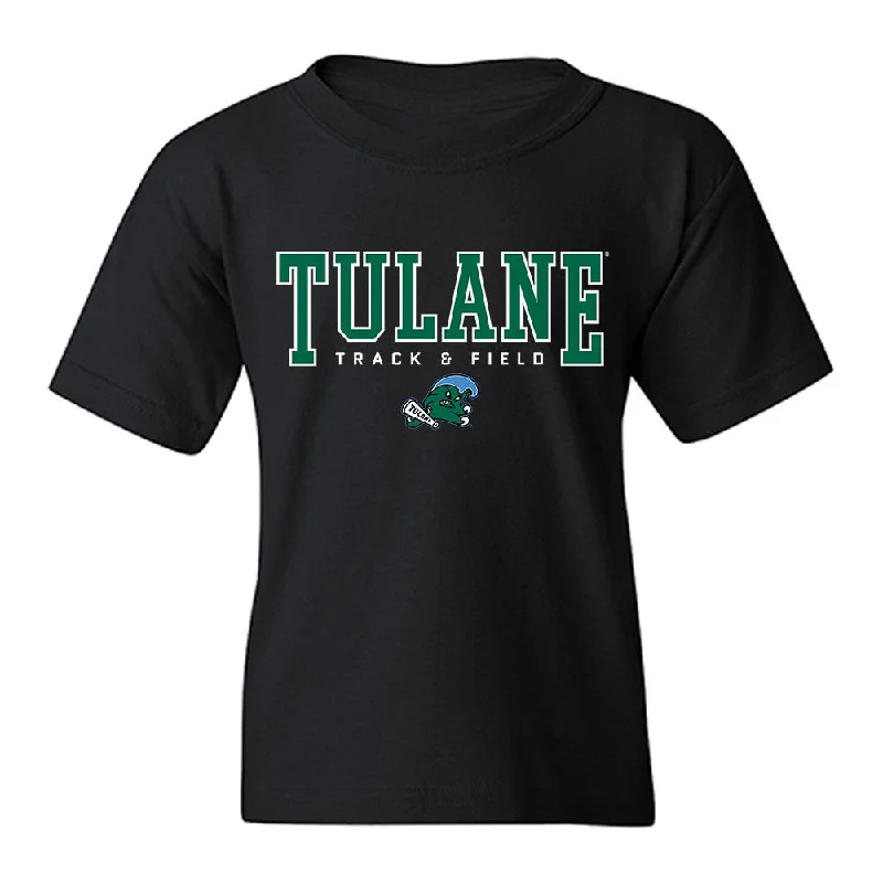 Tulane - NCAA Women's Track & Field : Ali Saunders - Youth T-Shirt-- Fashionable Trendy Casual