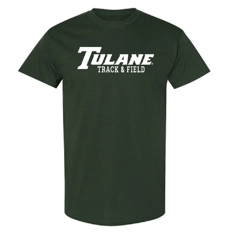 Tulane - NCAA Women's Track & Field : Ali Saunders - T-Shirt-- Iron Safe Non-Iron Wrinkle Free