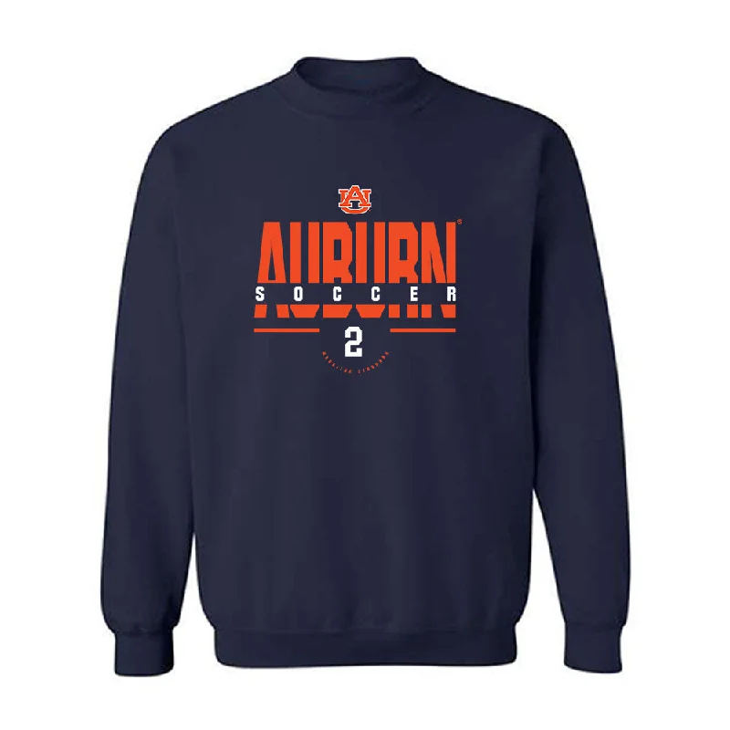 Auburn - NCAA Women's Soccer : Madeline Stoddard - Classic Fashion Shersey Crewneck Sweatshirt Hoodie with Turtle Neck Cozy Winter
