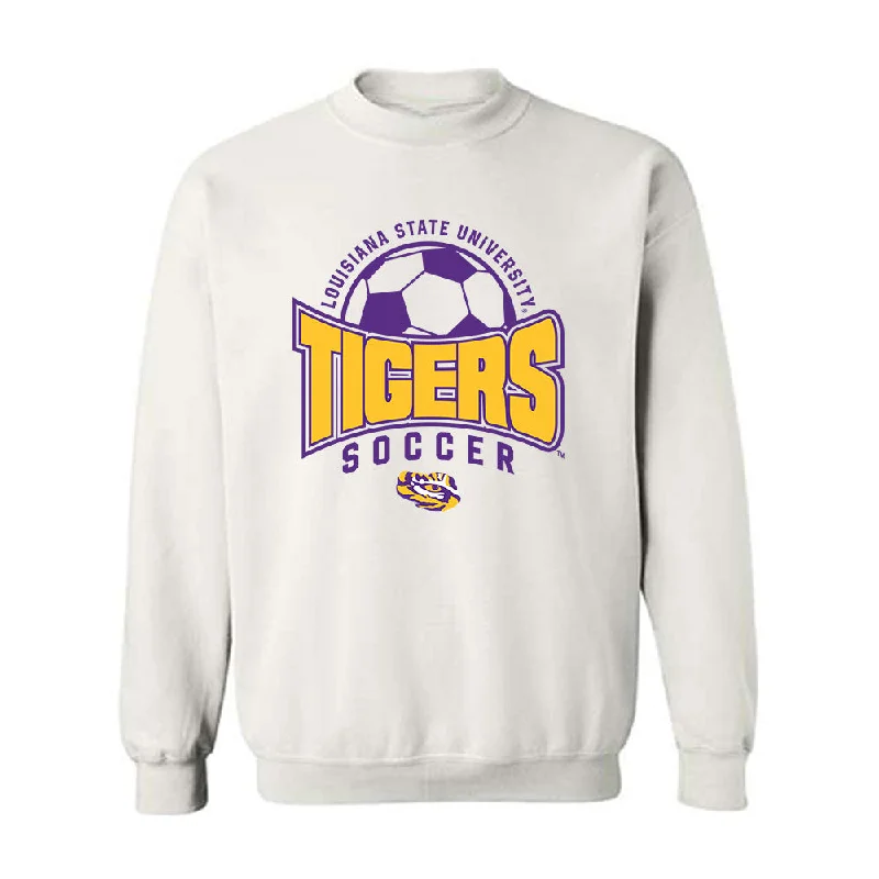LSU - NCAA Women's Soccer : Morgan Witz - Sports Shersey Crewneck Sweatshirt Hoodie with Raglan Sleeves Sporty Comfortable