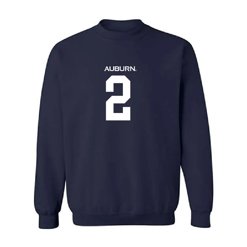 Auburn - NCAA Women's Soccer : Madeline Stoddard - Replica Shersey Crewneck Sweatshirt Hoodie with High Neck Warm Protective