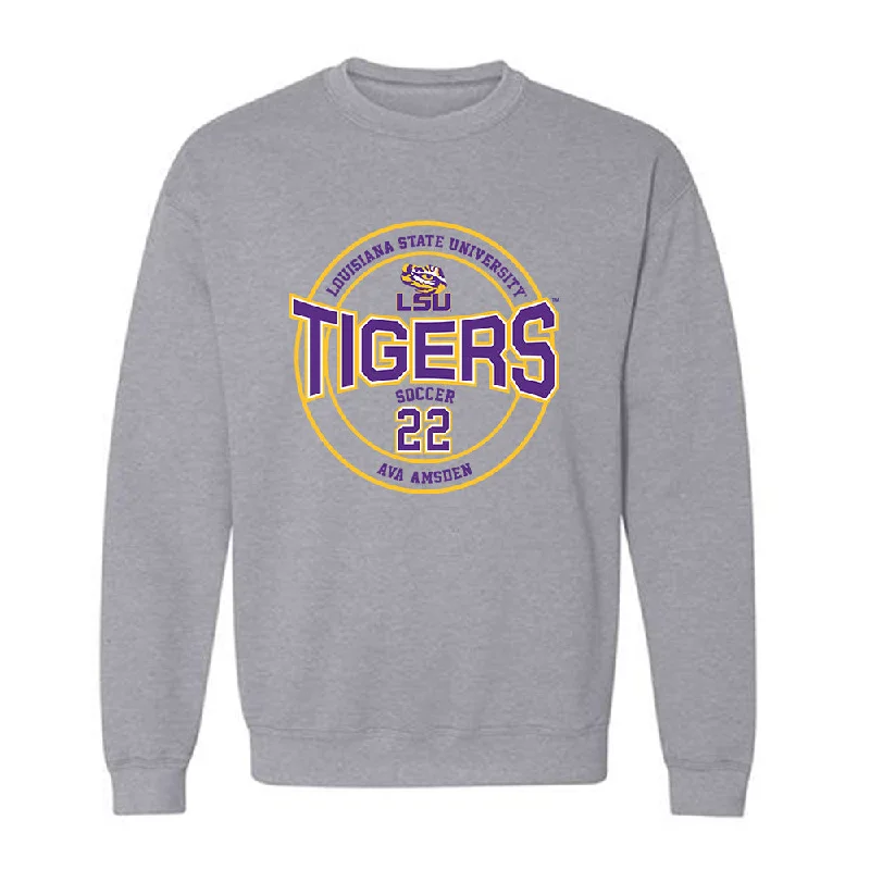 LSU - NCAA Women's Soccer : Ava Amsden - Classic Fashion Shersey Crewneck Sweatshirt Hooded Sweatshirt Casual Wear Street Style