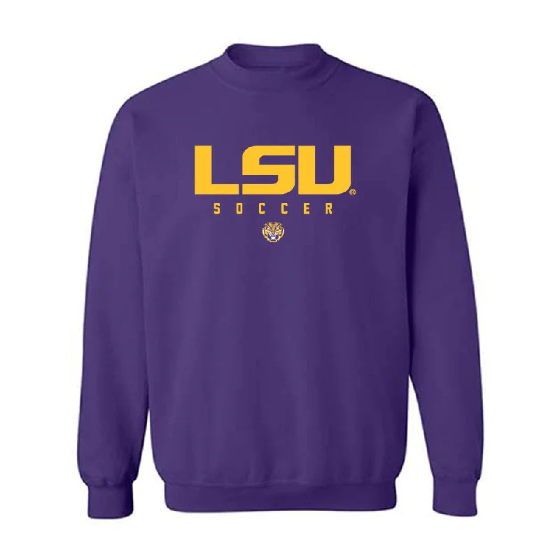 LSU - NCAA Women's Soccer : Morgan Witz - Classic Shersey Crewneck Sweatshirt Hoodie with Elastic Cuffs Stretchable Comfortable